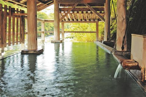 3泊目伝承千年の宿佐勘　露天風呂(入替制)